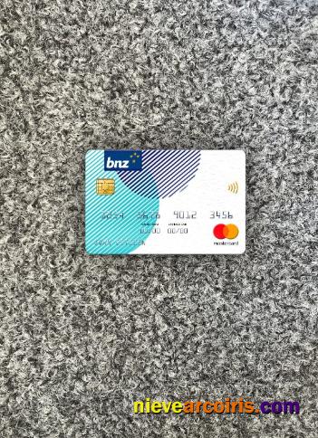 New Zealand BNZ Greymouth Bank mastercard photolook